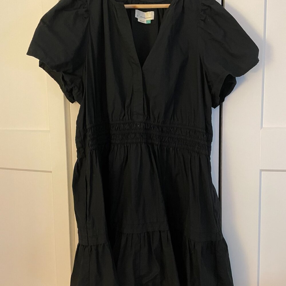 The Somerset Mini Dress in Black Plus Size 2X - Picture 3 of 7